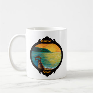 "Hanalei Pier" w/Hawaii Islands Coffee Mug