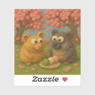 Hanami Friends Sticker