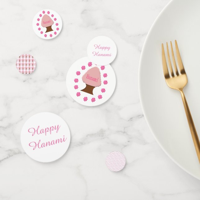 Hanami Japanese Cherry Tree Personalised Confetti (Group)