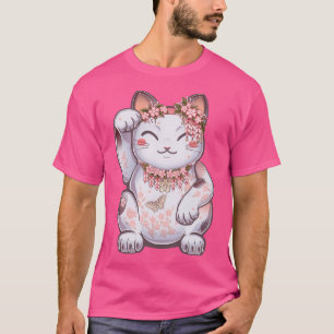 Hanami Maneki Neko Shun T-Shirt