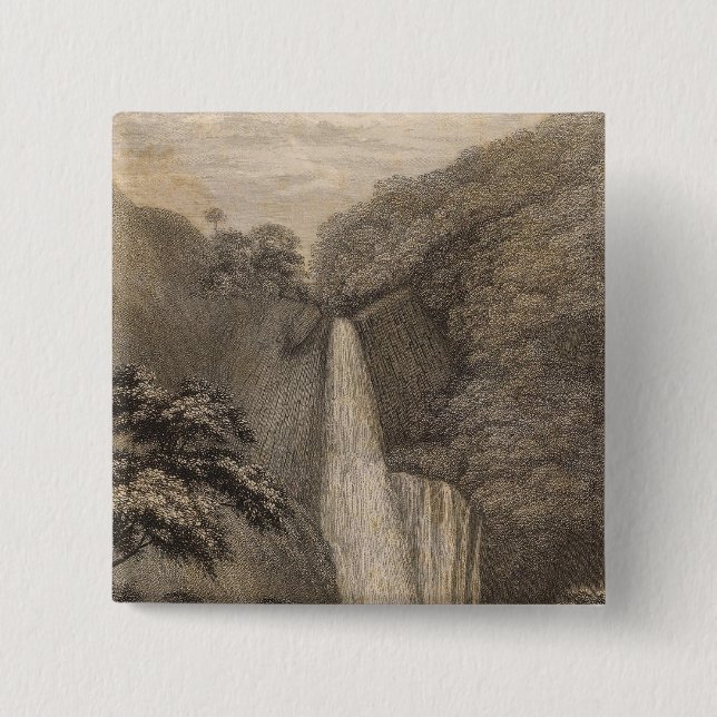 Hanapepe Valley, Hawaii 15 Cm Square Badge (Front)