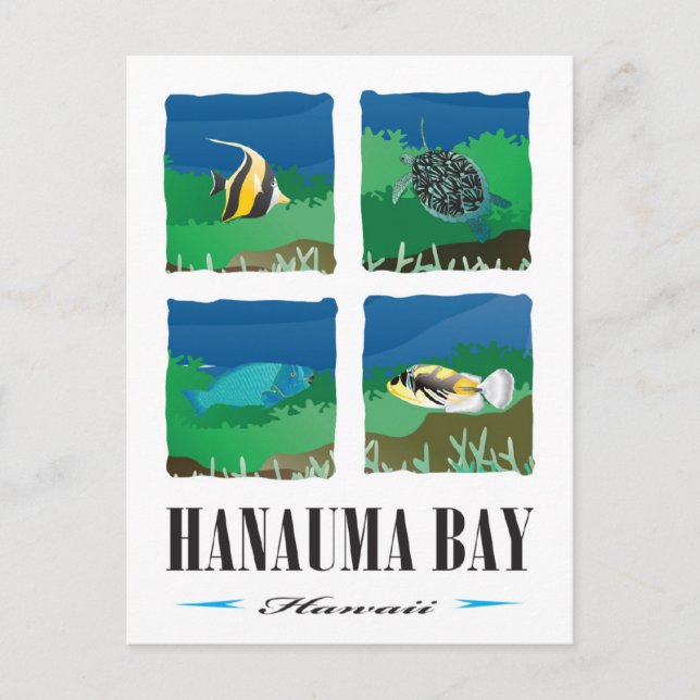 Hanauma Bay Hawaii - 2014 Vacation Postcard (Front)