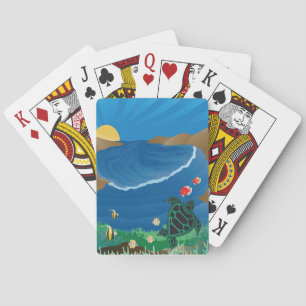 Hanauma Bay Hawaii Playing Cards
