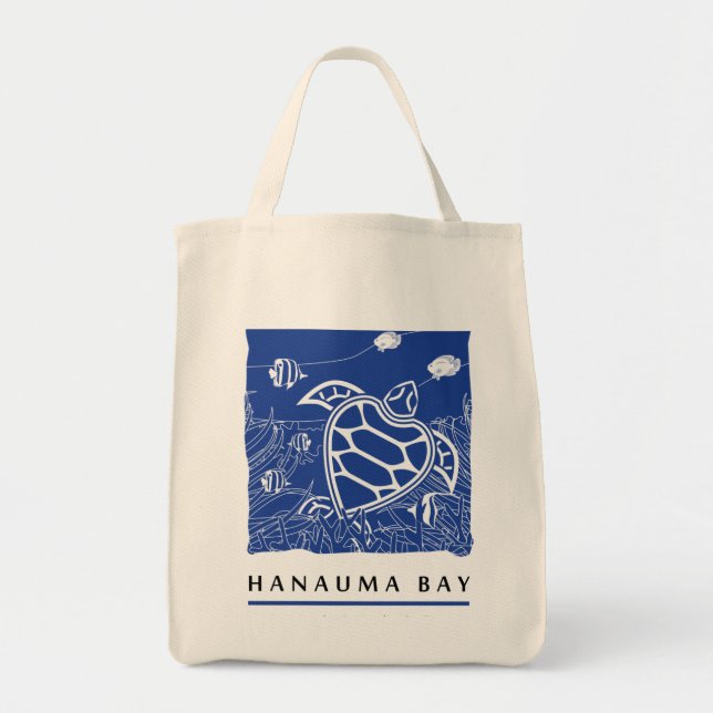 Hanauma Bay Hawaii Shopping Bag (Front)