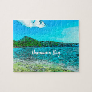 Hanauma Bay Hawaii Tropical Jigsaw Puzzle