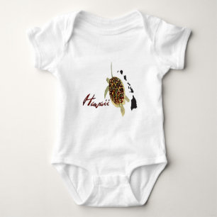 Hanauma Bay Hawaii Turtle Baby Bodysuit