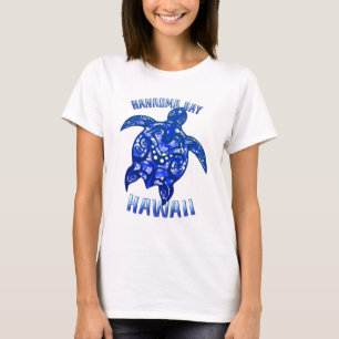 Hanauma Bay Hawaii Vacation Tribal Turtle T-Shirt