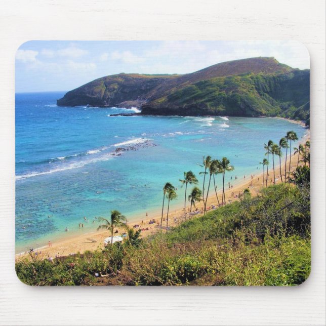 Hanauma Bay, Honolulu, Oahu, Hawaii View Mouse Pad (Front)