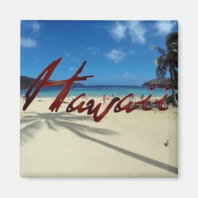 Hanauma Bay Oahu Hawaii Magnet (Front)