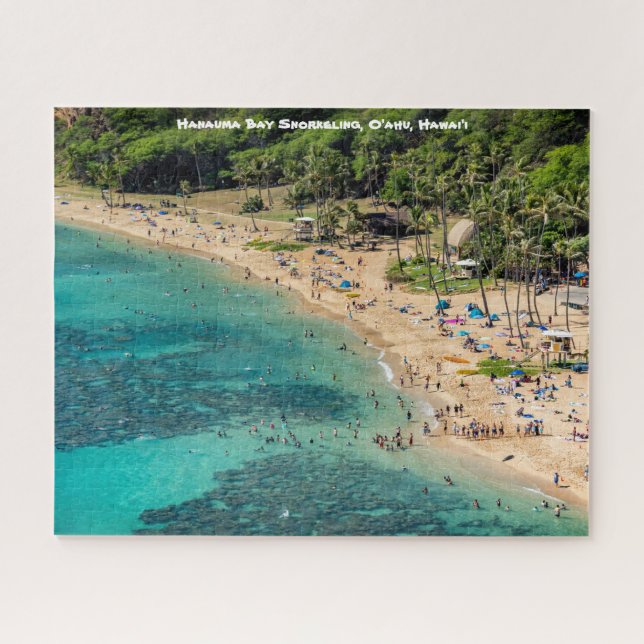 Hanauma Bay Snorkeling, Oahu Jigsaw Puzzle (Horizontal)