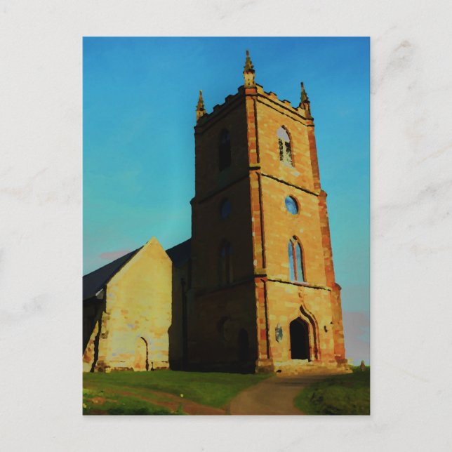 Hanbury Church Postcard (Front)