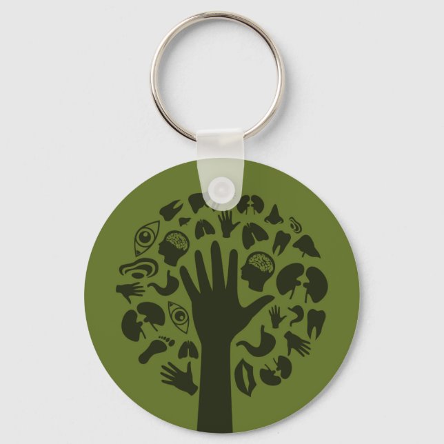 Hand a tree3 key ring (Front)