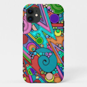 Hand And Digitally Painted Pattern Art 12 Case-Mate iPhone Case