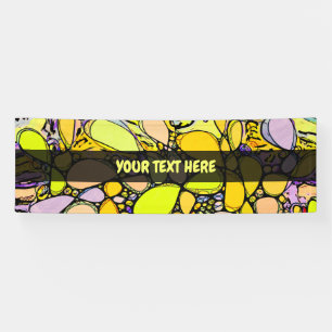 Hand And Digitally Painted Pattern Art 13 Banner
