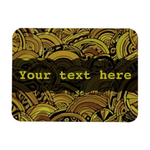 Hand And Digitally Painted Pattern Art 15 Magnet