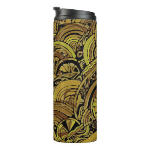 Hand And Digitally Painted Pattern Art 15 Thermal Tumbler