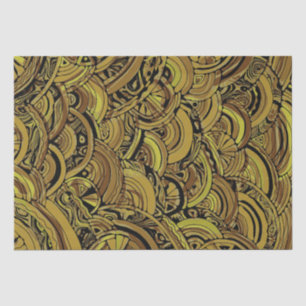 Hand And Digitally Painted Pattern Art 15 Tissue Paper