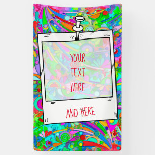 Hand And Digitally Painted Pattern Art 18 Banner