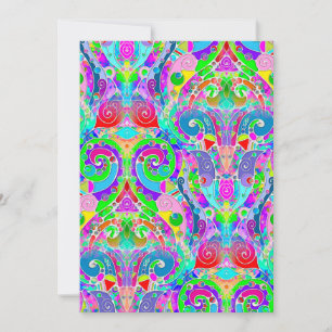 Hand And Digitally Painted Pattern Art 22