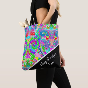 Hand And Digitally Painted Pattern Art 22 Tote Bag
