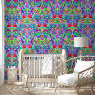 Hand And Digitally Painted Pattern Art 22 Wallpaper