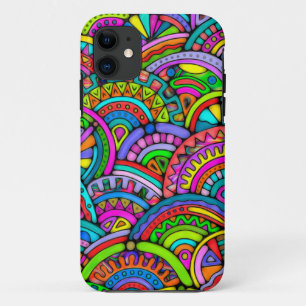 Hand And Digitally Painted Pattern Art 27 Case-Mate iPhone Case