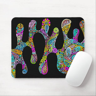 Hand And Digitally Painted Pattern Art 28 Mouse Pad