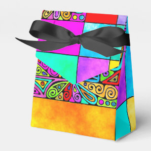 Hand And Digitally Painted Pattern Art 2 Favour Box