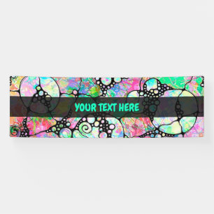 Hand And Digitally Painted Pattern Art 31 Banner