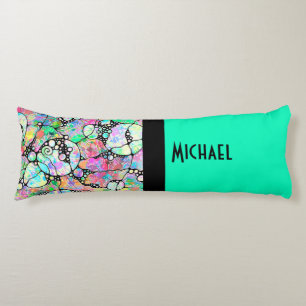 Hand And Digitally Painted Pattern Art 31 Body Cushion