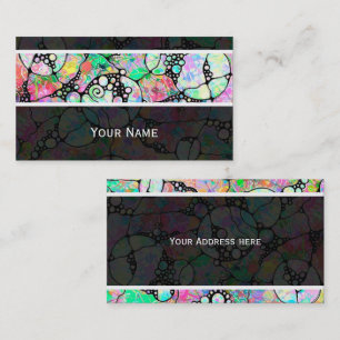Hand And Digitally Painted Pattern Art 31 Business Card