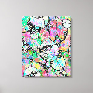 Hand And Digitally Painted Pattern Art 31 Canvas Print