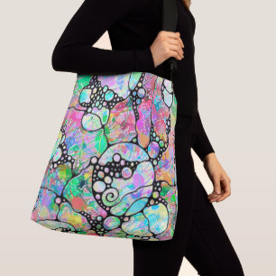 Hand And Digitally Painted Pattern Art 31 Crossbody Bag