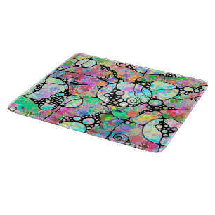 Hand And Digitally Painted Pattern Art 31 Cutting Board