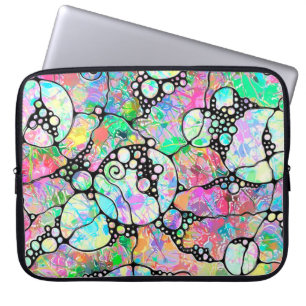 Hand And Digitally Painted Pattern Art 31 Laptop Sleeve