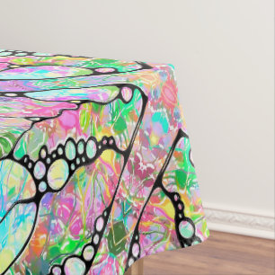 Hand And Digitally Painted Pattern Art 31 Tablecloth
