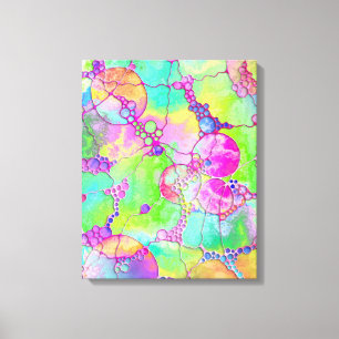 Hand And Digitally Painted Pattern Art 41 Canvas Print