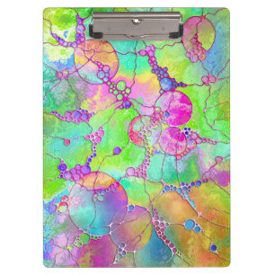 Hand And Digitally Painted Pattern Art 41 Clipboard