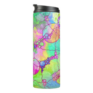 Hand And Digitally Painted Pattern Art 41 Thermal Tumbler