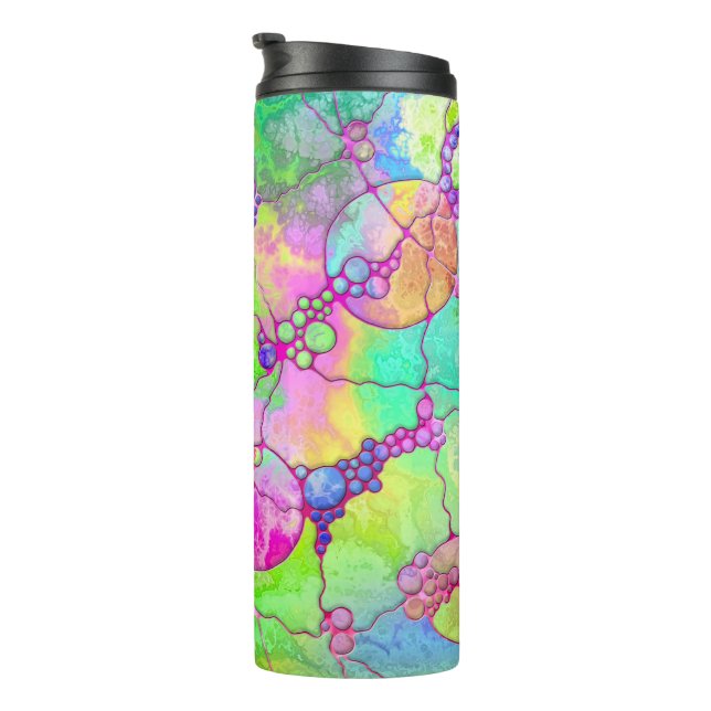 Hand And Digitally Painted Pattern Art 41 Thermal Tumbler (Rotated Right)
