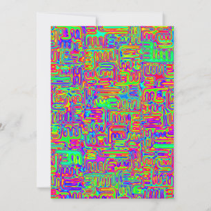 Hand And Digitally Painted Pattern Art 42