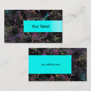 Hand And Digitally Painted Pattern Art 44 Business Card