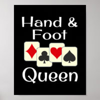 Hand And Foot Queen Playing Card Game Champion