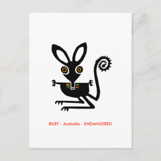 Hand - - Aussie wildlife - marsupial - Postcard