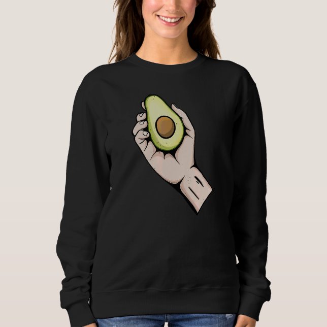 Hand Avocado Forest Costume Fruit  Avo Avocado Sweatshirt (Front)