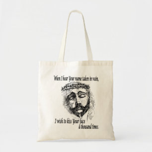 Hand Bag with Head of Christ Logo