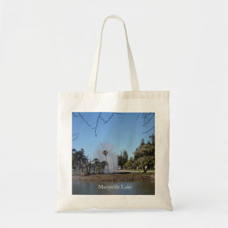 Hand Bagges with photo of the Marysville lake. Tote Bag