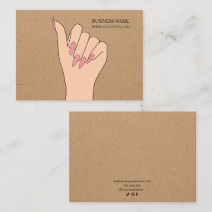 Hand Bracelet Display Card rustic Kraft Paper