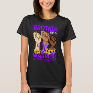 Hand Brother Of A Warrior Migraine Headache Awaren T-Shirt