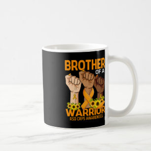 Hand Brother Of A Warrior RSD CRPS Awareness Sunfl Coffee Mug